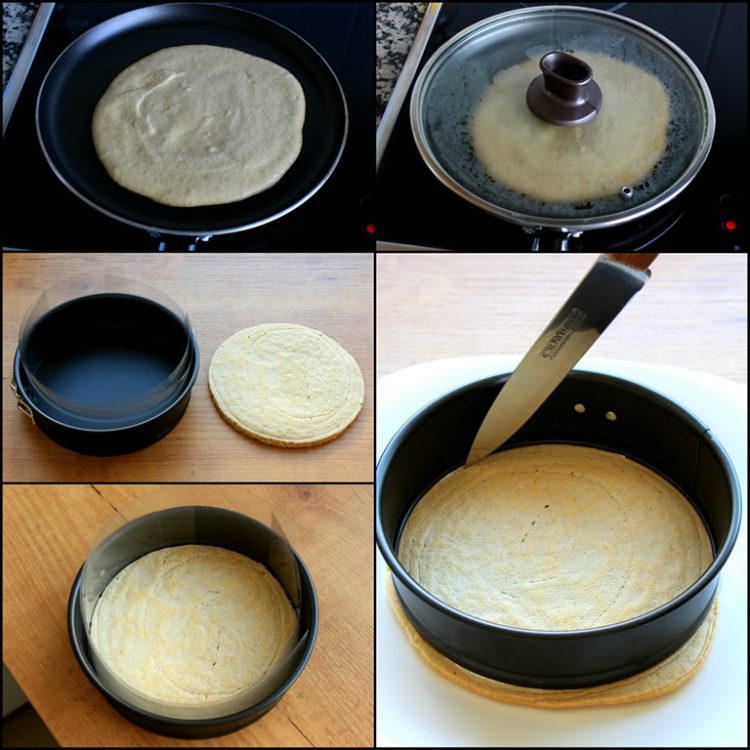 Tarta de Turrón Fit (estilo cheesecake sin horno) (preparación de la base)